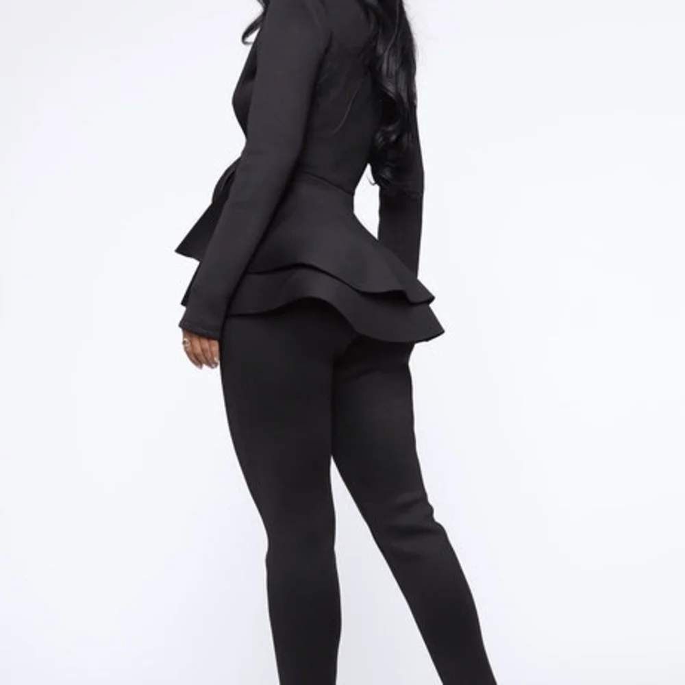 Fashion Nova Chic Black Layered Jumpsuit - Picture 2 of 6
